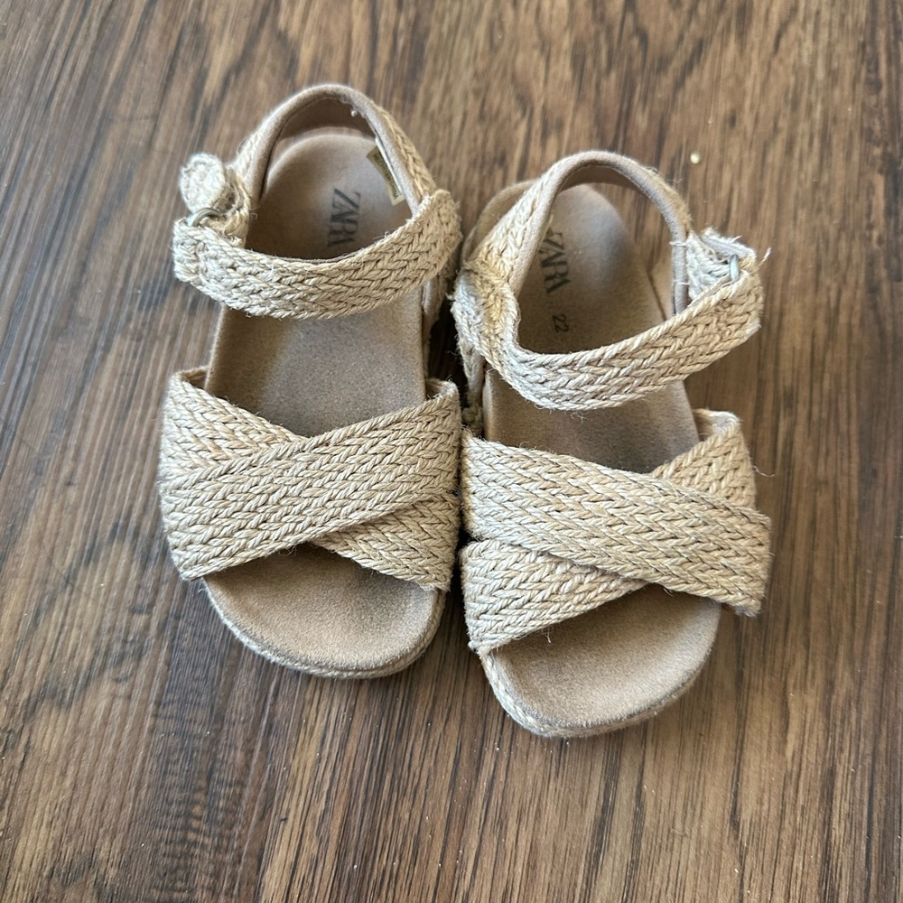Zara jute sandals